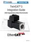 TwinCAT 3 Integration Guide ACSI Integrated Servo Motor/Drive/Controller