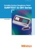 Portable Surface Roughness Tester SURFTEST SJ-301 Series