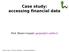 Case study: accessing financial data