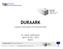 DURAARK. Ex Libris conference April th, 2013 Berlin. Long-term Preservation of 3D Architectural Data