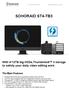 ST4-TB3 Datasheet SOHORAID ST4-TB3. With 4*12TB big HDDs,Thunderbolt 3 storage to satisfy your daily video editing work.