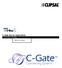 C-Gate Server Application Command Interface CG Series