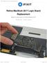 Retina MacBook 2017 Logic Board Replacement