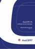 AusCERT Certificate Services Manager.   AusCERT Certificate Services Manager Reports Web Services API 1