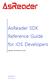 for ios Developers AsReader SDK Reference Guide AsReader, Inc