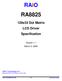 RAiO RA x33 Dot Matrix LCD Driver Specification. Version 1.1 March 2, RAiO Technology Inc. Copyright RAiO Technology Inc.