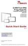 Quick Start Guide. G-WIN Front IP65 P-Cap Panel PC Freescale Cortex A9 i.mx6 Dual Core V1.1