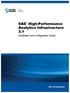 High-Performance Analytics Infrastructure 3.1