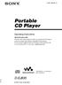 Portable CD Player D-EJ835. Operating Instructions (1)