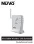 NV-USBW Wireless USB Extender Installation Guide