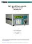 High Speed Programmable Microohmmeter MODEL 1750