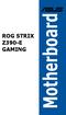 ROG STRIX Z390-E GAMING. Motherboard
