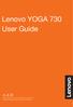 Lenovo YOGA 730 User Guide