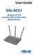 User Guide DSL-AC51. Wireless-AC750 Dual-band Wi-Fi VDSL/ADSL Modem Router. Wi-Fi ADSL / VDSL Modem Router. Dual Band ac