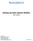 Setting Up Sales Station Mobile User Guide