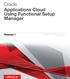 Oracle Applications Cloud Using Functional Setup Manager