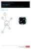 Technical Reference Manual Sensor/dimming actuator, 1/1gang; 2/1gang, wireless