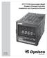 P/N /04 Rev. G ECO # ATC770 Microprocessor-Based Pressure/Process Controller Installation and Operation Manual