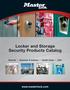 Locker and Storage Security Products Catalog