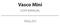 Vasco Mini USER MANUAL ENGLISH