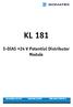 KL 181 S-DIAS +24 V Potential Distributor Module