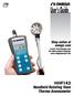 User s Guide HHF143. Handheld Rotating Vane Thermo-Anemometer. Shop online at omega.com