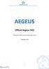 AEGEUS Official Aegeus FAQ