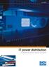 English IT power distribution Professional power supply concepts