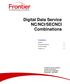 Digital Data Service NC/NCI/SECNCI Combinations