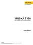 RUSKA Users Manual. High Pressure Gas Controller/Calibrator