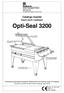 Catalogo ricambi Spare parts catalogue Opti-Seal 3200