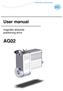 User manual. magnetic absolute positioning drive AG02