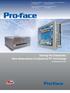 Setting the Standards: New Generations of Industrial PC Technology profaceamerica.com. Heavy-Duty Industrial Flat Panel Monitors.