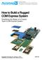 How to Build a Rugged COM Express System