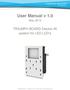 User Manual v 1.0. May TRIUMPH BOARD Electric lift system for LED LCD's