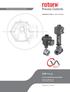 CVA Range. Control and Monitoring Facilities. Established Leaders in Valve Actuation. Electric Actuators and Control Systems