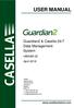 USER MANUAL. Guardian2 & Casella 24/7 Data Management System. HB April