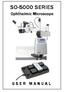 SO-5000 SERIES. Ophthalmic Microscope
