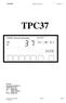TPC37. tronic elektronische Bandwaagen Typ: TPC 37. tronic Weighbelt systems Revision 1.1