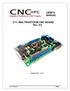 USER S MANUAL. C11- MULTIFUNTCION CNC BOARD Rev. 9.9
