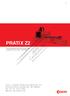 PRATIX Z2 (0) Web   1 Blatchford Road, Horsham, West Sussex RH13 5QR. Scott+Sargeant Woodworking Machinery Ltd