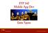 ITP 342 Mobile App Dev. Data Types