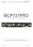 MCP737PRO (THIS MANUAL IS SUITABLE FOR THE MCP737PRO VERSION)