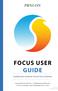 FOCUS USER GUIDE. Configuration Guide for ProLon Focus Software