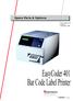 Spare Parts & Options. P/N Edition 4 December EasyCoder 401 Bar Code Label Printer