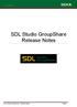 SDL Studio GroupShare Release Notes