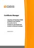 Certificate Manager. iq.suite for Lotus Domino and iq.suite for Microsoft Exchange