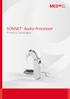 SONNET Audio Processor Product Catalogue
