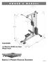 OWNER S MANUAL AMERICA S PREMIER EXERCISE EQUIPMENT RLM-855WS. Lat Machine W/200 Lbs Steel Weight Stack 83 1/2 64 3/4 45 1/4