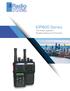 KIP800 Series. The Radio Systems Multiple-Network IP Handset